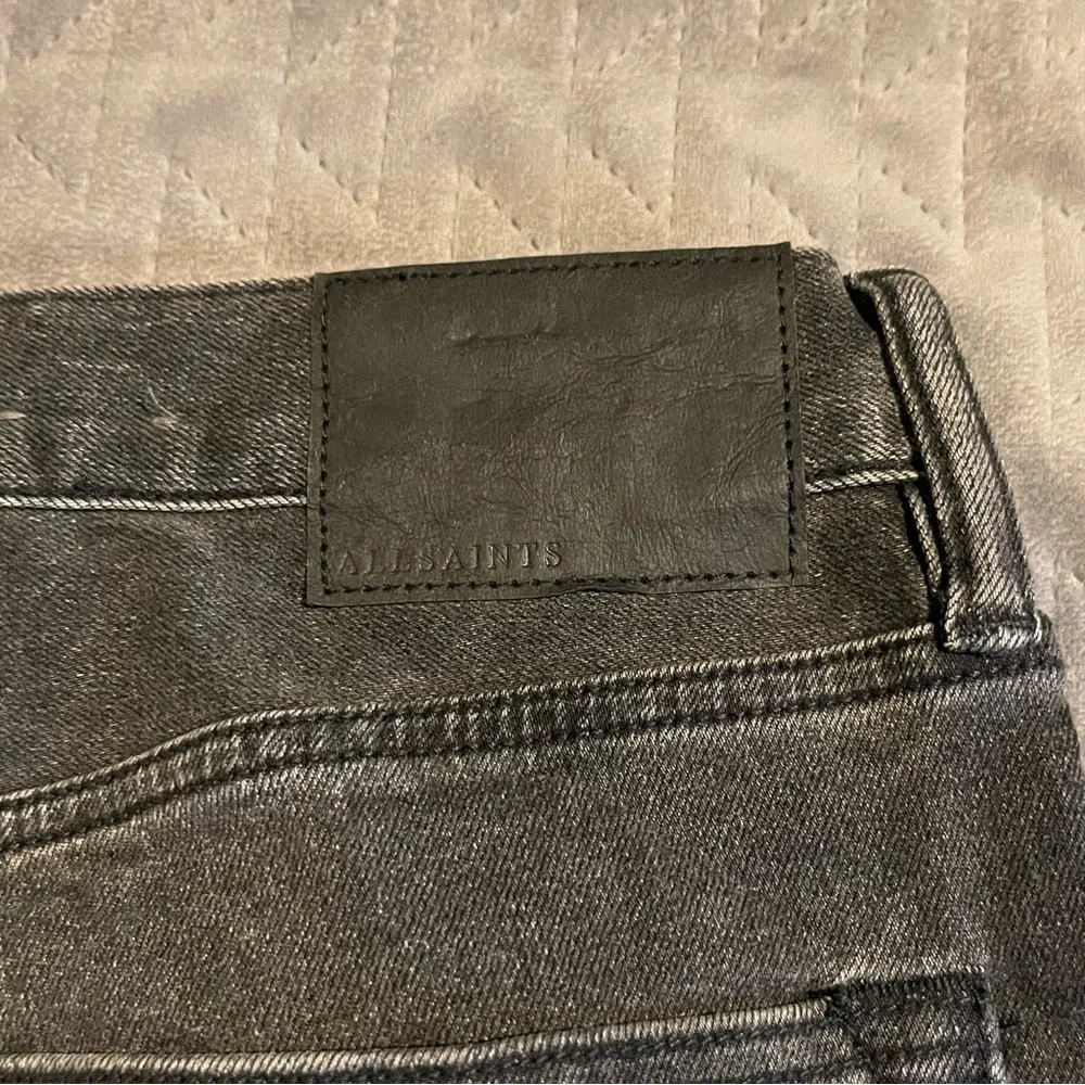 All Saints Switch denim shorts mens 34 NWOT‎ black - Picture 5 of 14